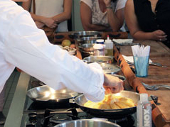 atelier culinaire dans l'inox Cristel