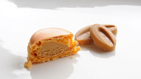 Macarons Dulcey Chocolat Blond